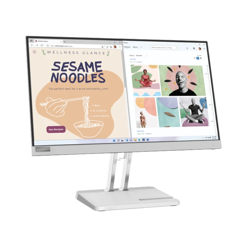 Lenovo L22e-40 21.5" Full HD Monitor (Cloud Grey) — Being Shipped