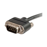 C2G 10ft Serial RS232 Null Modem Cable Low Profile In-Wall — Being Shipped