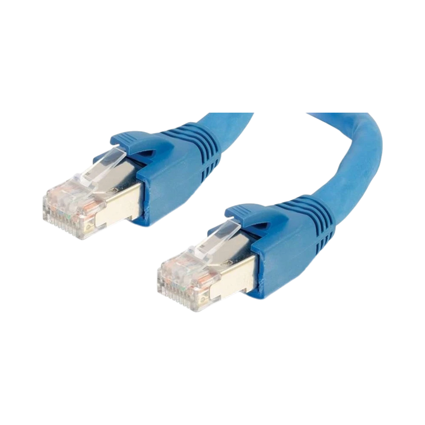 C2G 250ft Cat6 Shielded Snagless Ethernet Cable (Blue) — Being Shipped