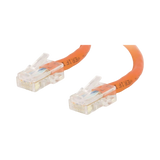 C2G 25ft Cat5e Non-Booted Crossover Patch Cable (Orange) — Being Shipped