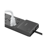 Belkin 8ft 12-Outlet Surge Protector (Black) — Being Shipped
