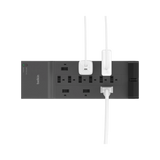 Belkin 8ft 12-Outlet Surge Protector (Black) — Being Shipped