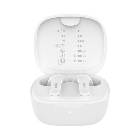Belkin SoundForm Motion True Wireless Earbuds (White) — Being Shipped