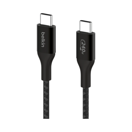 Belkin BoostCharge 240W USB-C Cable 6.6ft (Black) — Being Shipped