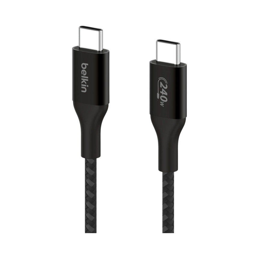 Belkin BoostCharge 240W USB-C Cable 6.6ft (Black) — Being Shipped