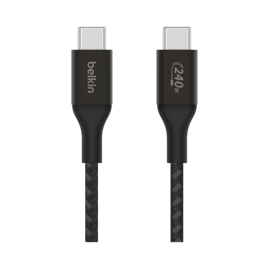 Belkin BoostCharge 240W USB-C Cable 6.6ft (Black) — Being Shipped