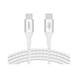 Belkin BoostCharge 240W USB-C Cable 6.6ft (White) — Being Shipped