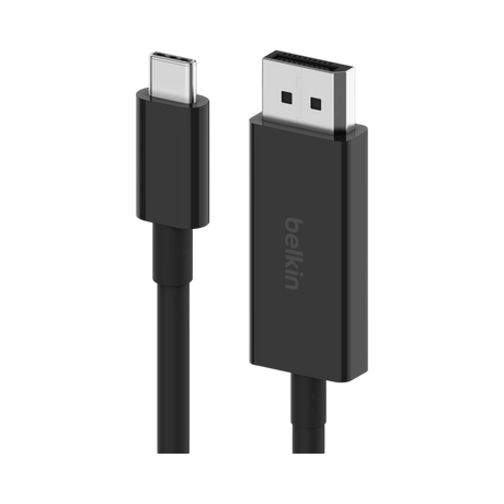 Belkin USB-C to DisplayPort 1.4 Cable 6.6ft (Black) — Being Shipped