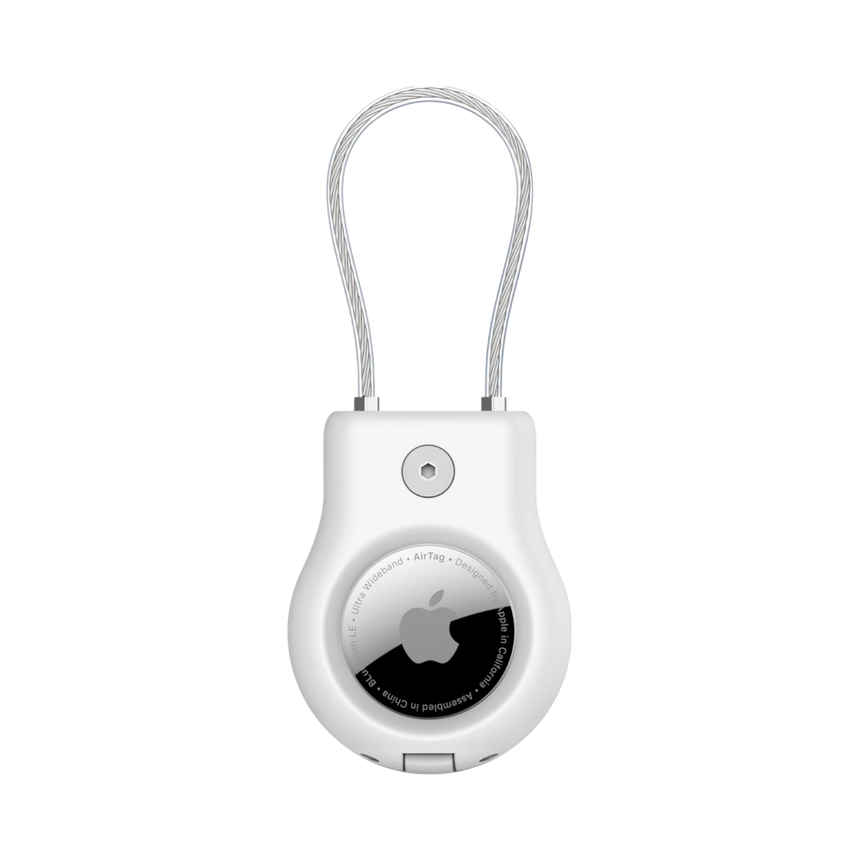 Belkin Secure Holder with Wire Cable for AirTag (White) — Being Shipped