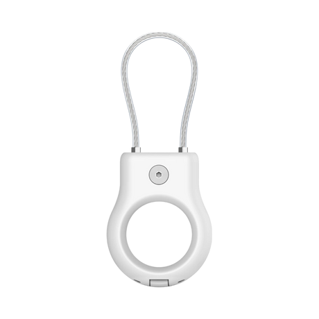 Belkin Secure Holder with Wire Cable for AirTag (White) — Being Shipped