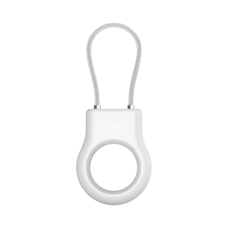 Belkin Secure Holder with Wire Cable for AirTag (White) — Being Shipped