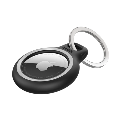 Belkin Reflective Secure Holder with Key Ring for AirTag (Black) — Being Shipped