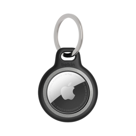 Belkin Reflective Secure Holder with Key Ring for AirTag (Black) — Being Shipped