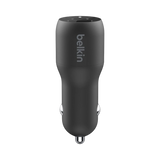 Belkin Dual Car Charger with PPS & USB-C to USB-C Cable (Black) — Being Shipped