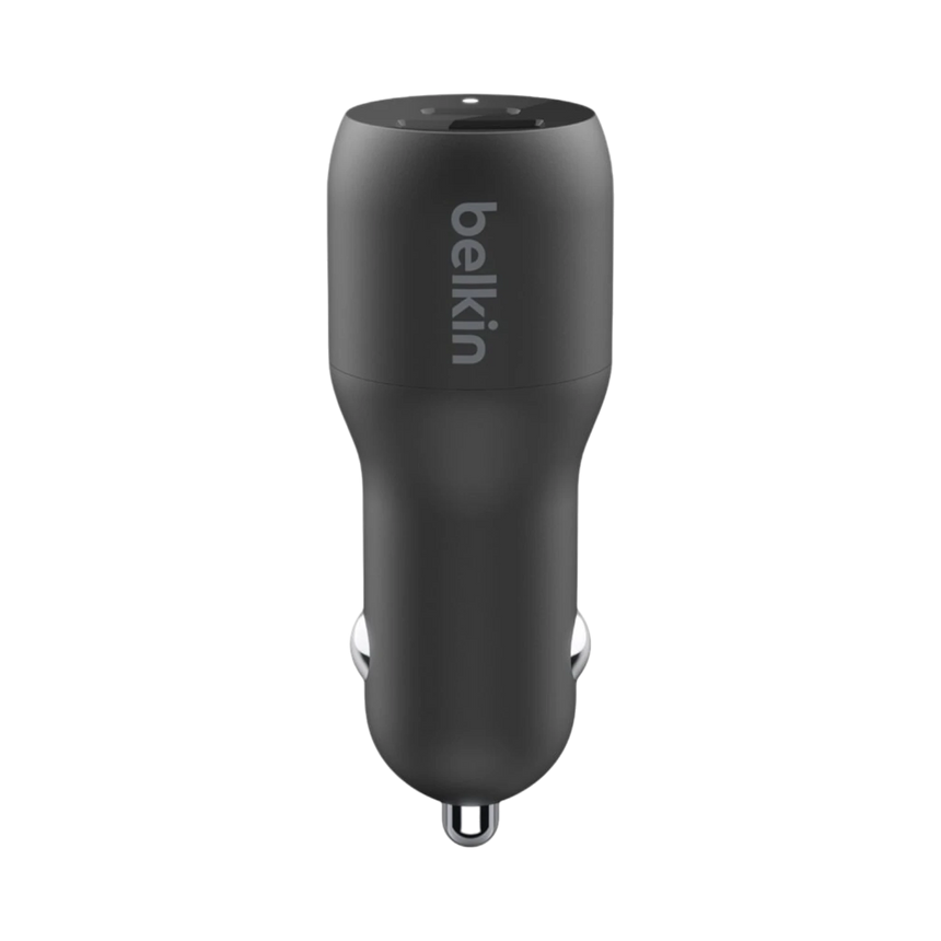 Belkin Dual Car Charger with PPS & USB-C to USB-C Cable (Black) — Being Shipped
