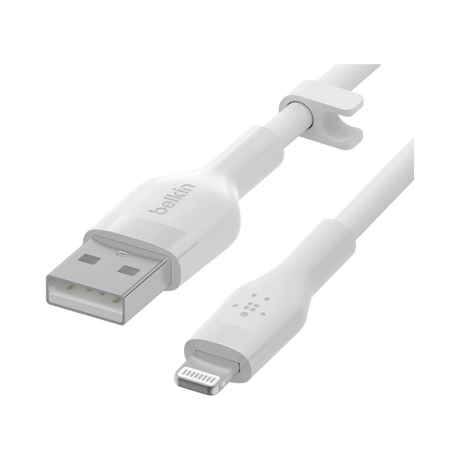 Belkin BoostCharge Flex 6.6ft USB-A to Lightning Cable (White) — Being Shipped