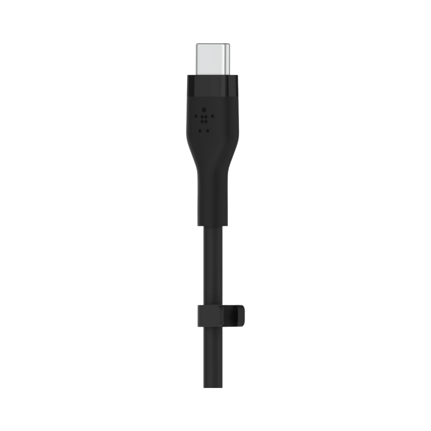 Belkin BoostCharge Flex USB-C to USB-C 6.6FT Silicone Cable (Black) — Being Shipped