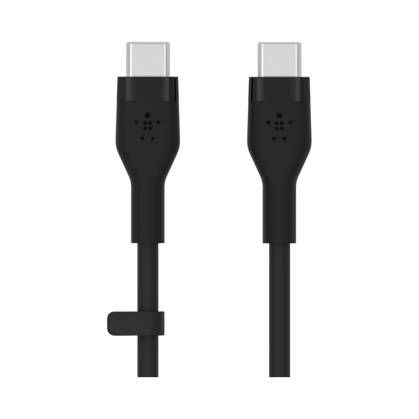 Belkin BoostCharge Flex USB-C to USB-C 6.6FT Silicone Cable (Black) — Being Shipped