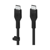 Belkin BoostCharge Flex USB-C to USB-C 6.6FT Silicone Cable (Black) — Being Shipped