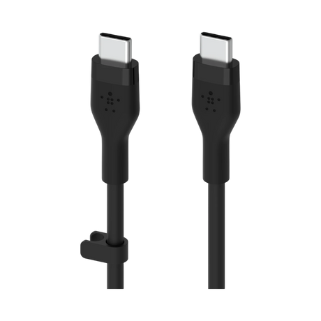 Belkin BoostCharge Flex USB-C to USB-C 6.6FT Silicone Cable (Black) — Being Shipped