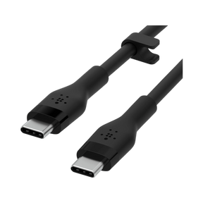 Belkin BoostCharge Flex USB-C to USB-C 6.6FT Silicone Cable (Black) — Being Shipped