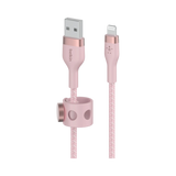 Belkin BoostCharge Pro Flex 6.6ft Lightning to USB-A Cable (Pink) — Being Shipped
