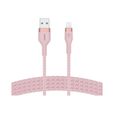 Belkin BoostCharge Pro Flex 6.6ft Lightning to USB-A Cable (Pink) — Being Shipped