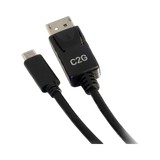 C2G 4K 30Hz 1ft USB-C to DisplayPort Adapter Cable (Black) — Being Shipped