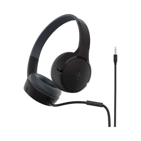 Belkin SoundForm Mini Wired On-Ear Headphones for Kids (Black) — Being Shipped