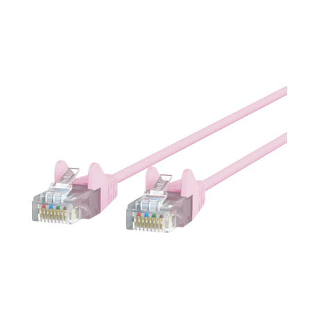 Belkin Slim 1ft CAT6 Snagless Ethernet Patch Cable (Pink) — Being Shipped