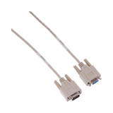 Black Box 25ft RS232 Serial Cable DB9 Male to Female (White) — Being Shipped