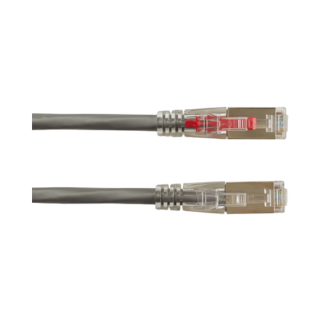 Black Box 20ft GigaTrue 3 CAT6 Shielded Ethernet Patch Cable (Gray) — Being Shipped