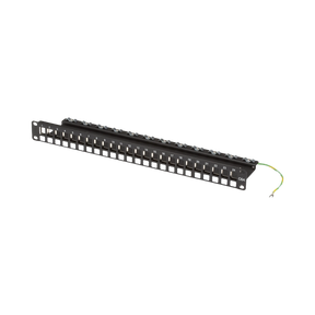 Black Box 24-Port Patch Panel with Cable Management — Being Shipped