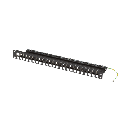Black Box 24-Port Patch Panel with Cable Management — Being Shipped