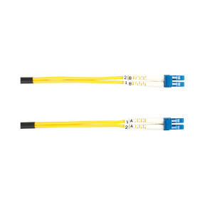Black Box 16.4ft OS2 9/125 Singlemode LC to LC Fiber Optic Patch Cable (Yellow) — Being Shipped