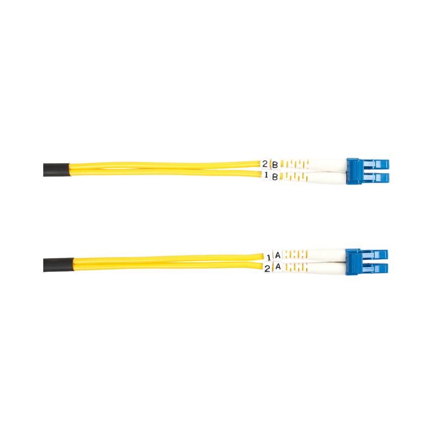 Black Box 16.4ft OS2 9/125 Singlemode LC to LC Fiber Optic Patch Cable (Yellow) — Being Shipped