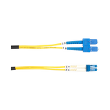 Black Box 16.4fts OS2 9/125 Singlemode SC to LC Fiber Optic Cable (Yellow) — Being Shipped
