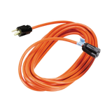 Black Box 15ft Heavy-Duty Indoor/Outdoor Extension Cord (Orange) — Being Shipped