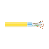 Black Box 1000ft Spool CAT6 Shielded Plenum Ethernet Cable (Yellow) — Being Shipped