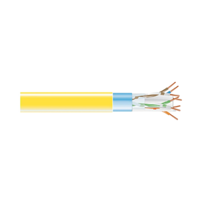 Black Box 1000ft Spool CAT6 Shielded Plenum Ethernet Cable (Yellow) — Being Shipped