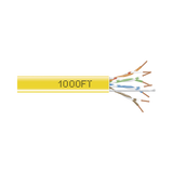 Black Box 1000ft GigaBase CAT5e 350-MHz Ethernet Bulk Cable (Yellow) — Being Shipped