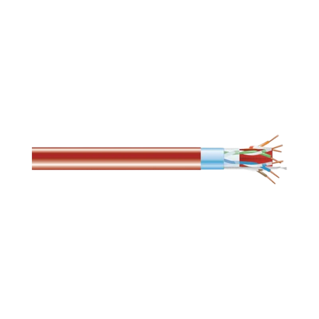 Black Box 1000ft CAT6A 650-MHz Shielded Ethernet Bulk Cable (Red) — Being Shipped