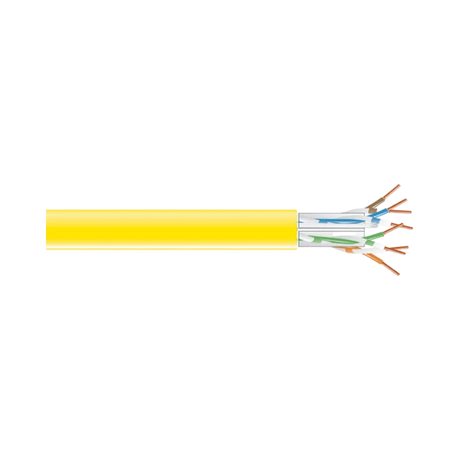 Black Box 1000ft GigaTrue CAT6A 650-MHz Ethernet Bulk Cable (Yellow) — Being Shipped