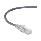 Black Box 15ft Slim-Net CAT6A 500MHz Snagless Ethernet Cable (Gray) — Being Shipped