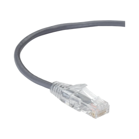 Black Box 15ft Slim-Net CAT6A 500MHz Snagless Ethernet Cable (Gray) — Being Shipped