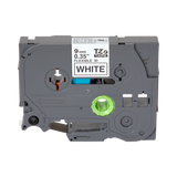 Brother 9mm Black on White Flexible ID Laminated Tape 8m — Being Shipped