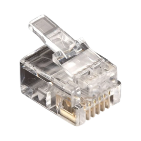 Black Box RJ-11 6-Wire Modular Connector (25-Pack) — Being Shipped