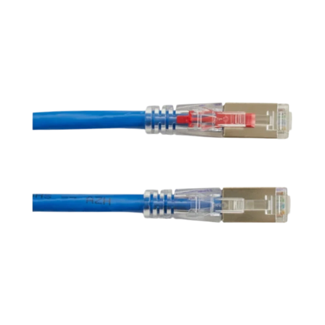 Black Box 15ft GigaTrue 3 CAT6A 650MHz Shielded Ethernet Cable (Blue) — Being Shipped