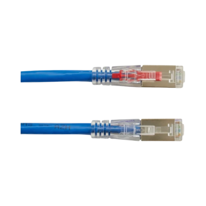 Black Box 15ft GigaTrue 3 CAT6A 650MHz Shielded Ethernet Cable (Blue) — Being Shipped