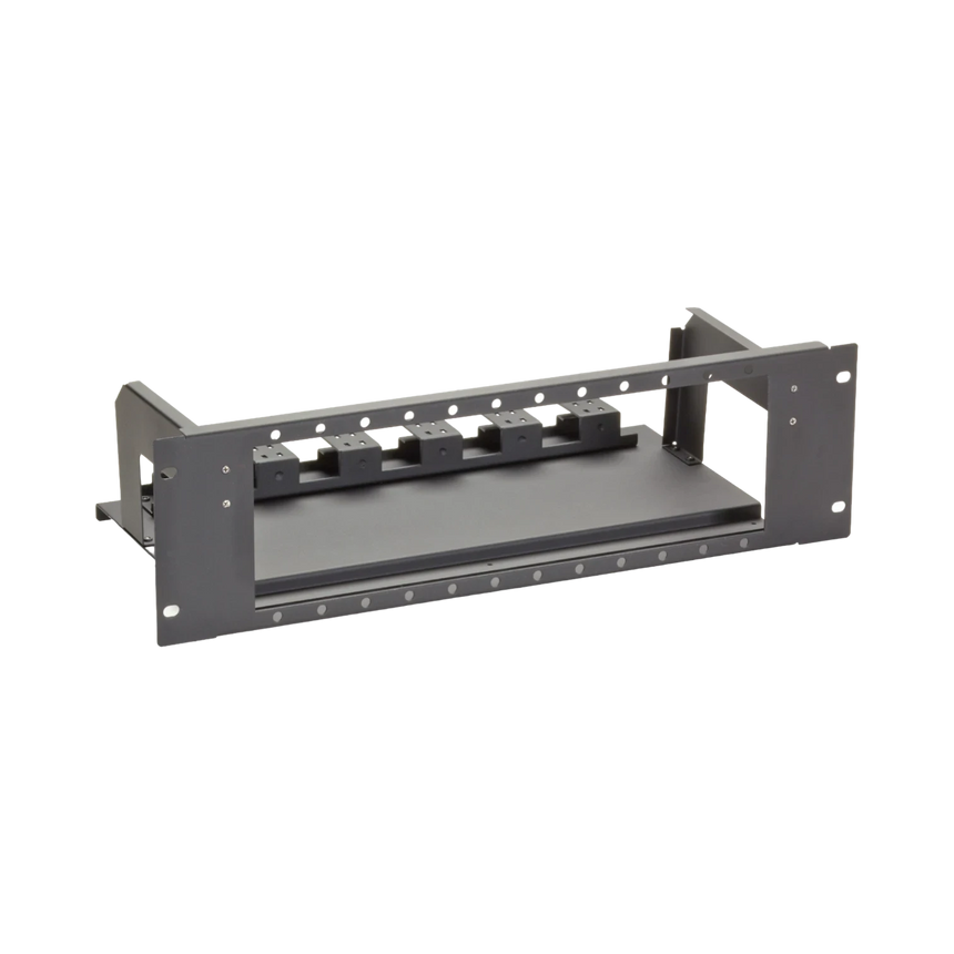 Black Box Universal Fiber Optic Blank Panel 12-Slot 3U — Being Shipped